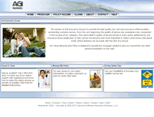 Tablet Screenshot of agiinsurancegroup.com